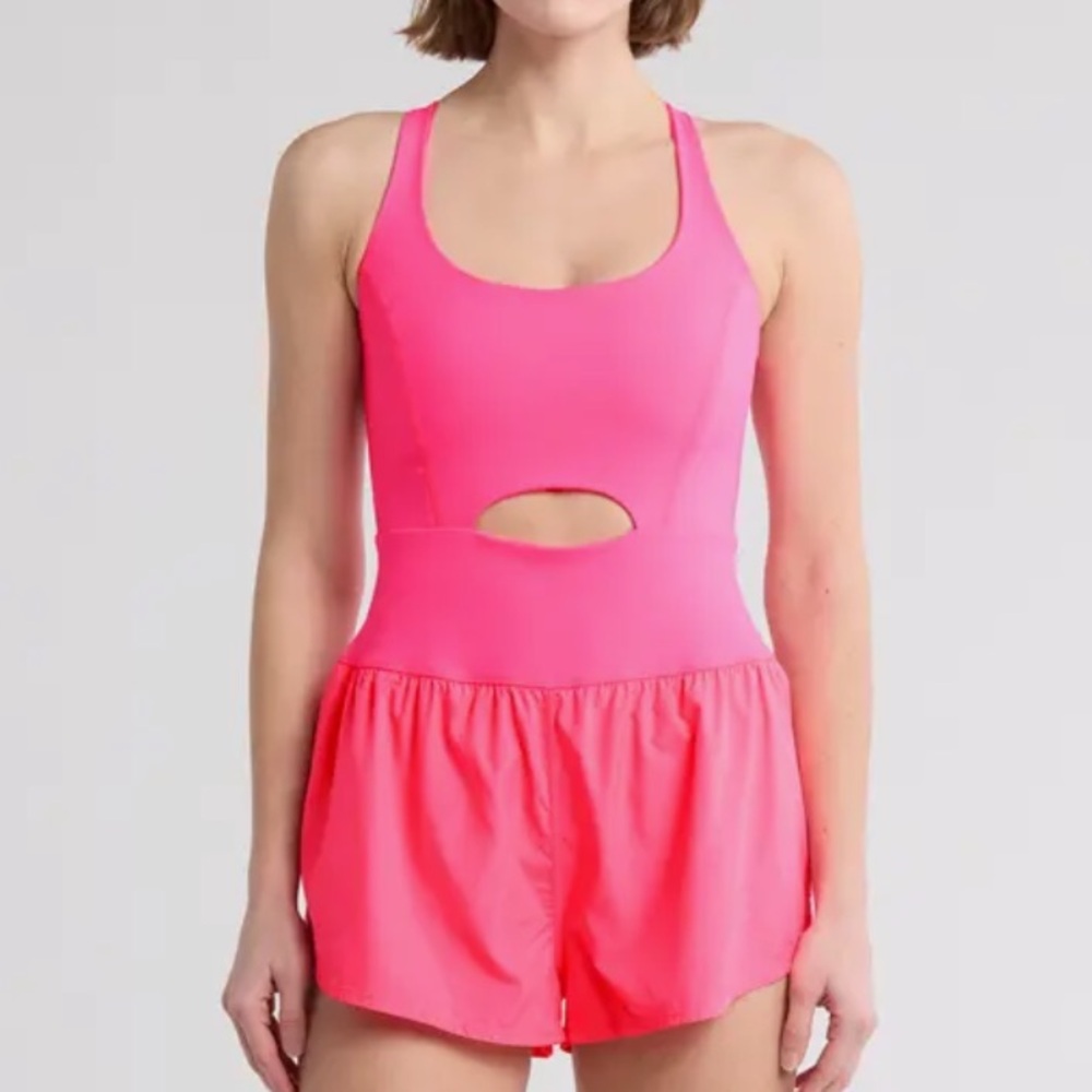 Free People Pink Athletic Shorts